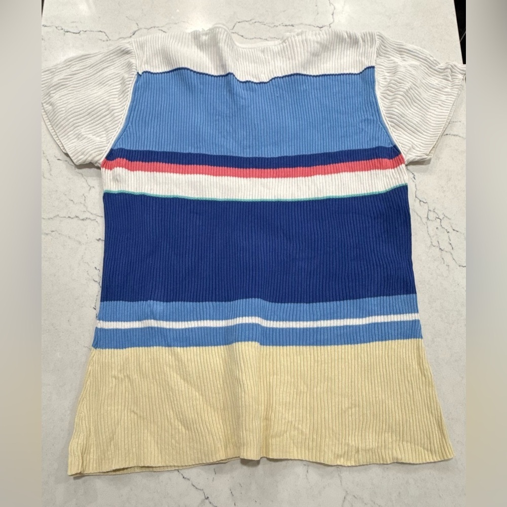 Vintage Tommy Hilfiger Women’s Top Short Sleeve Large - Picture 5 of 7